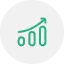 Rising indicator icon